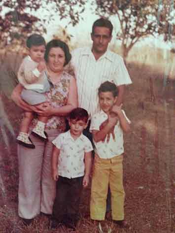 Diaz Family in the early 1980s